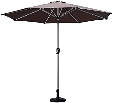 Parasol Umbrella Brown Gazebo Patio Umbrella, Last Longer Market Table Umbrella Without Base, Sturdy & Durable Outdoor Umbrella