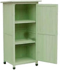 Potting Bench, Garden Storage Cabinet - Waterproof Tool Box For Courtyard And Balcony, Durable Sundries Storage Shed And Organizer (Green 51X44X118Cm)