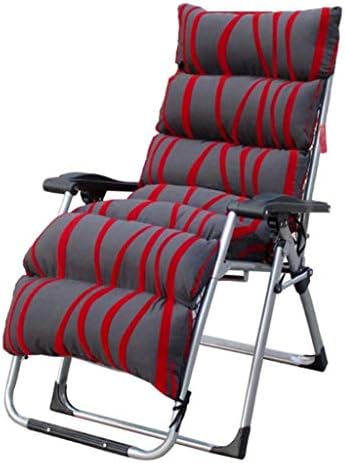 Portable Folding Adult Bed,Lounge Outdoor Camping Chairs Garden Loungers Folding Sun Lounger Deck Chair Adjustable Zero Gravity Reclining Chair with Cushions Supports 440 Pounds Ideal for Ou
