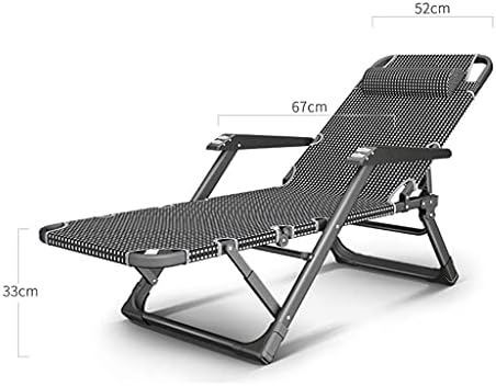 Lounge chair, beach chair, deck chair zero gravity chair, extra wide 52/67 cm, steel frame and fabric (colour: 9 fabrics) (10 Fabr
