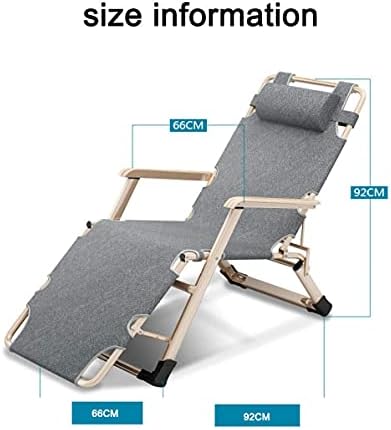 Sun Chair Lounger,Zero Gravity Office Nap Chair Folding Bed, Outdoor Lounge Patio Chairs Beach Chair With Pillow 3 Gear Adjustable Folding Recliner-Blue 1