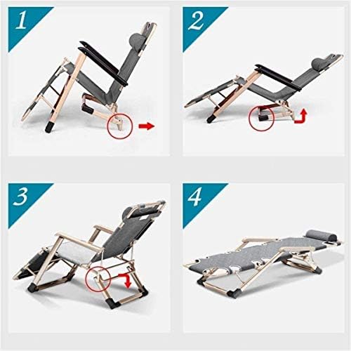 Sun Loungers Folding Sun Lounger Lounge Chairs Sun Lounger/Zero Gravity r Chair Folding Chair Outdoor Recliners Patio Deck Chair Outdoor Garden Lawn Camping Seat (Svart A)