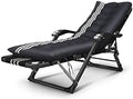 Heavy Duty Folding Lounge Chair - Waterproof Zero Gravity Recliner, Camping & Garden Furniture Set, Metal Sun Lounger for Outdoor Relaxation & Deck Use