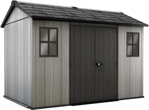 Keter Oakland 11ft x 7.5ft, Garden Shed, Graphite