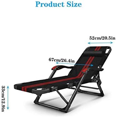 Folding Chair, Sun Lounger Recliner Reclining Deck Chairs Waterproof and Adjustable for Beach Patio Garden Furniture Camping Outdoor Office (White)
