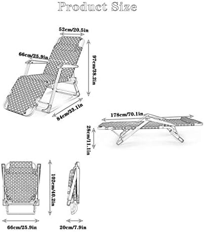 Outdoor Folding Sun Lounger Chair - Heavy Duty Portable Recliner for Garden, Lawn & Patio - Foldable Gravity Chair for Relaxation & Comfort Outdoors