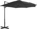 CLSDRZC Cantilever Umbrella with Aluminium Pole Anthracite 300 cm,Garden Parasol Weights,Gazebo Weights Parasols Base