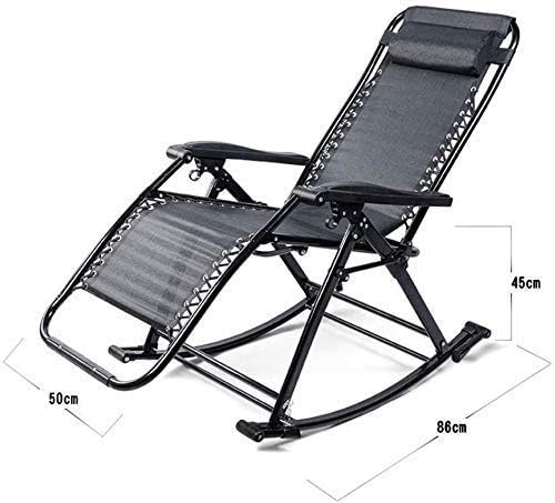 Sun Lounger Zero Gravity Patio Lounger Chair Folding Chair Outdoor Recliners for Patio Deck Chair Home Lounge Beach Camping Portable Chair (Color, Black, Size, Support 240kg),Black,Support