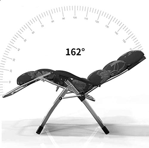 Sun Lounger Garden Chairs Gravity Chaise Lounges Outdoor Patio Lounger Chair Folding Chair And Cushions Adjustable Recliner Outdoor Deck Chair Support 260kg (color, White),White