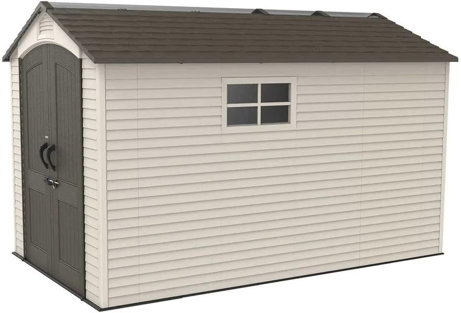 Lifetime 7ft x 12ft (2.1 x 3.6m) Storage Shed Model 60282 Tiedex
