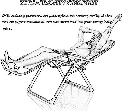 Sun Lounger Outdoor Zero Gravity Patio Lounger Chair Folding Chair Recliners For Patio Deck Chair Beach Lawn Camping Portable Chair (color, Embroidery gray, Size, Support 240kg),Embroidery