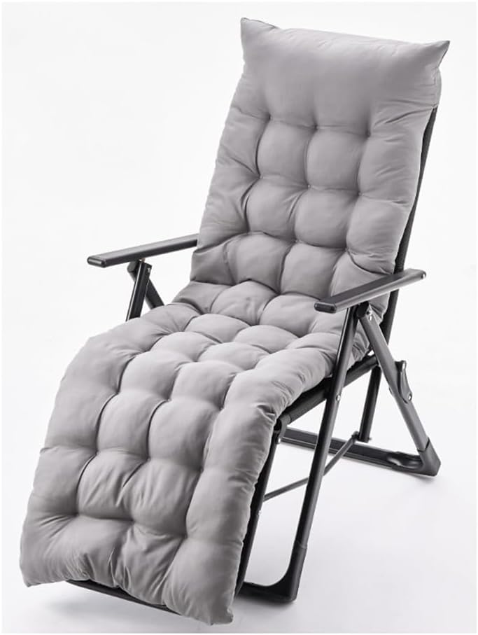 Adjustable Folding Zero Gravity Lounge Chair - Patio Wicker Rattan Recliner for Beach, Pool, Lawn, Camping, Outdoor & Indoor Use - Black Color, Perfect for Relaxation