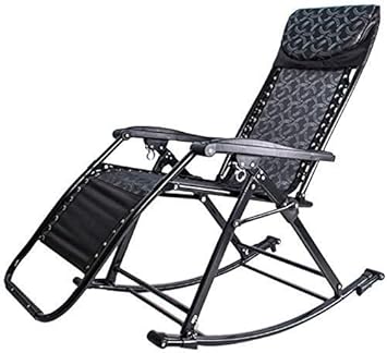 Sun Lounger Zero Gravity Patio Lounger Chair Folding Chair Outdoor Recliners for Patio Deck Chair Home Lounge Beach Camping Portable Chair (Color, Black, Size, Support 240kg),Black,Support