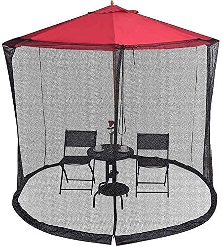 Outdoor Garden Umbrella Your Parasol into a Gazebo 7.5 Ft Garden Umbrella Table Screen Parasol Mosquito Net Cover Bug Netting Cover (Size : 275 * 230cm)
