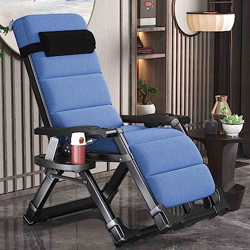 Zero Gravity Reclining Lounge Chair - Adjustable Aluminum Frame with Removable Cushion & Headrest, Perfect for Indoor/Outdoor Relaxation (Green)