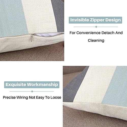 Pack of 4 Outdoor Cushion Waterproof Sunflower Cushion Covers 45x45cm Summer Garden Cushions Double sided Yellow Modern Throw Pillow Cover for Garden Patio Bench Sofa Outside Furniture 18x18inch-4975