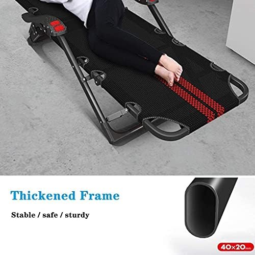Heavy Duty Folding Lounge Chair - Waterproof Zero Gravity Recliner, Camping & Garden Furniture Set, Metal Sun Lounger for Outdoor Relaxation & Deck Use