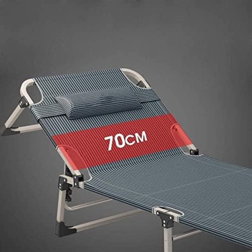 Folding Chair Loungers Garden Foldable, Deck Chair Lounger Foldable Sun Lounger Portable Leisure Lounger With Pillow Recliner