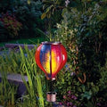 Solar Hot Air Balloon Garden Light, 62 cm, Rainbow Panels, 20 LED, Automatic Dusk Sensor
