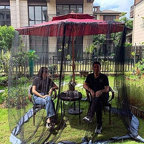 Outdoor Garden Umbrella Your Parasol into a Gazebo Outdoor Mosquito Net Patio Umbrella Cover Mosquito Netting Screen UV Resistant Mosquito Netting for Outdoor Yard Camping (Color :