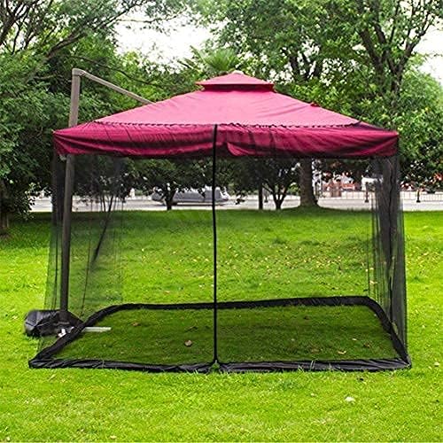 Outdoor Garden Umbrella Your Parasol into a Gazebo Outdoor Mosquito Net Patio Umbrella Cover Mosquito Netting Screen UV Resistant Mosquito Netting for Outdoor Yard Camping (Color :