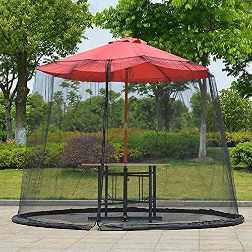 Outdoor Garden Umbrella Your Parasol into a Gazebo 7.5 Ft Garden Umbrella Table Screen Parasol Mosquito Net Cover Bug Netting Cover (Size : 275 * 230cm)