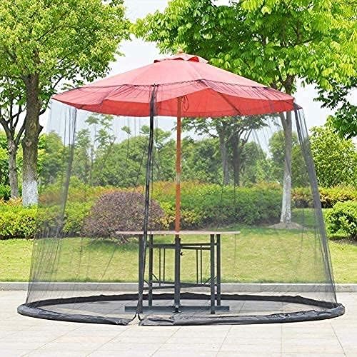Outdoor Garden Umbrella Your Parasol into a Gazebo Lightweight and Portable Umbrella Mosquito Net Cove (Size : 230 * 275cm)