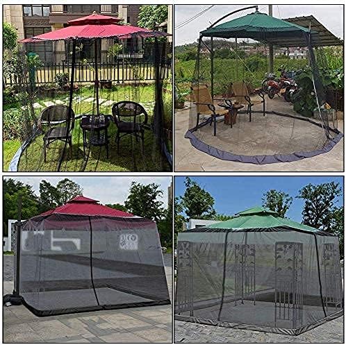 Outdoor Garden Umbrella Your Parasol into a Gazebo Outdoor Mosquito Net Patio Umbrella Cover Mosquito Netting Screen UV Resistant Mosquito Netting for Outdoor Yard Camping (Color :