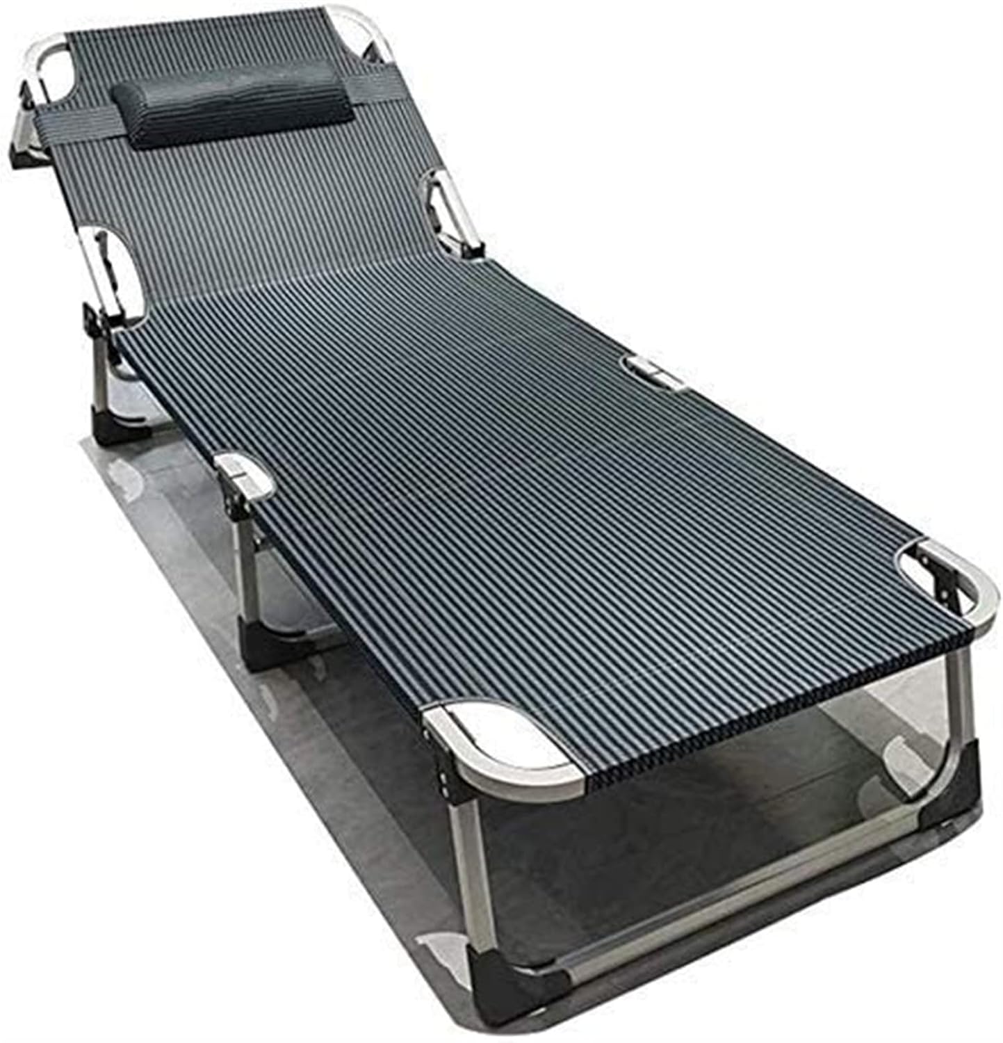 Folding Chair Loungers Garden Foldable, Deck Chair Lounger Foldable Sun Lounger Portable Leisure Lounger With Pillow Recliner