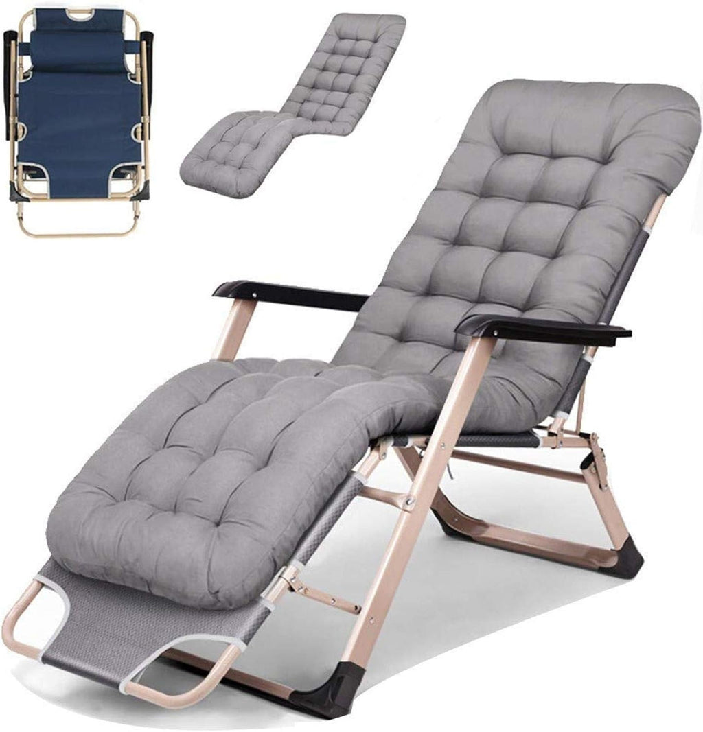 Sun lounger Adjustable Backrest Beach Garden, Folding Portable Breathable Lounger Chair, Outdoor Patio, Style 3