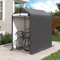 Outdoor Storage Shed 6 x 3Ft Heavy Duty Portable Storage Shelter with Roll-up Zipper Door for Bike, Mower, Garden Storage, CWG001